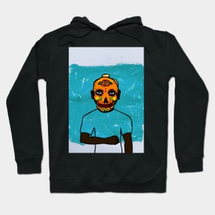 Discover Unique NFT Character with MaleMask and Expressionist Vibes on TeePublic Hoodie